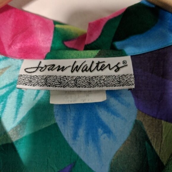 Vintage 80's Tropical Print Shirt - Picture 5 of 6